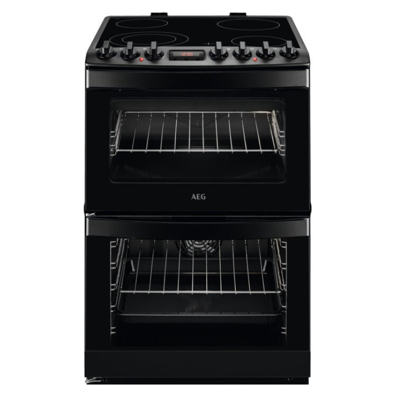 AEG CCB6740MCB - Black 4 Zone Electric Cooker - A/A energy