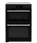 Hotpoint CD67V9H2CA/UK - Grey 4 Zone Electric Cooker - Catalytic cleaning - A/A energy - Display