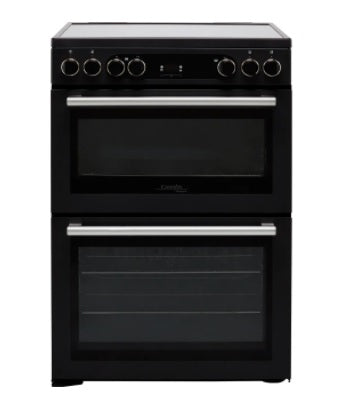 Hotpoint CD67V9H2CA/UK - Grey 4 Zone Electric Cooker - Catalytic cleaning - A/A energy - Display