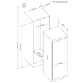 CDA CRI681 - Integrated Frost Free Freezer - F energy