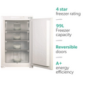 CDA FW482 - White Integrated Freezer - F energy