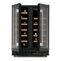 CDA FWC624BL - Black 40 Bottle Capacity Wine Cooler - G energy