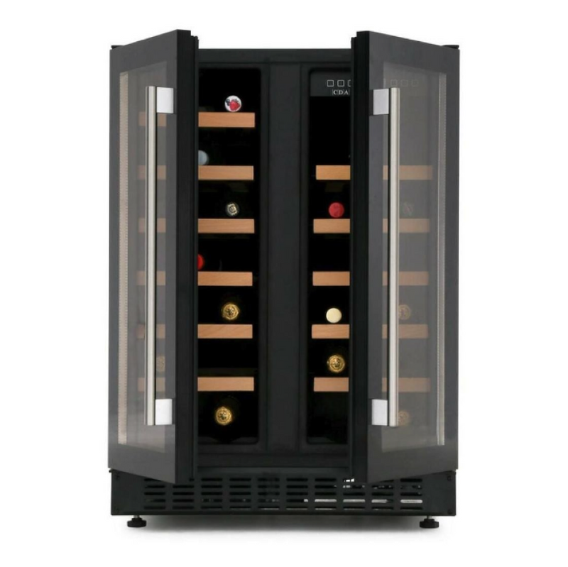 CDA FWC624BL - Black 40 Bottle Capacity Wine Cooler - G energy