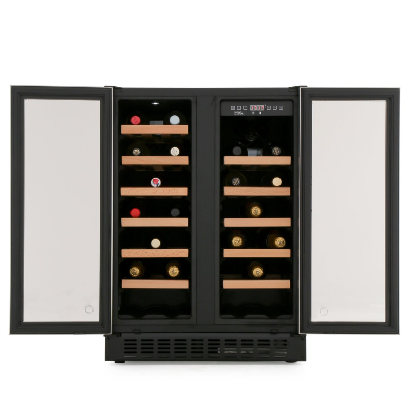 CDA FWC624SS - Stainless steel 40 Bottle Capacity Wine Cooler - G energy