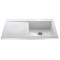 CDA KC73WH - White Sink