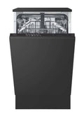 CDA CDI4121 - Black Integrated Dishwasher - E energy