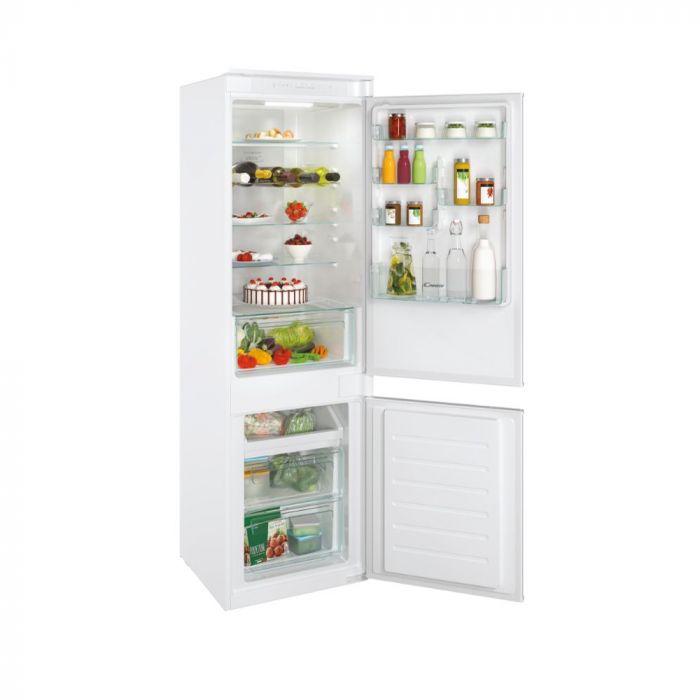 Candy CFTNF3518FW - White Integrated 70/30 Frost Free Fridge Freezer - F energy