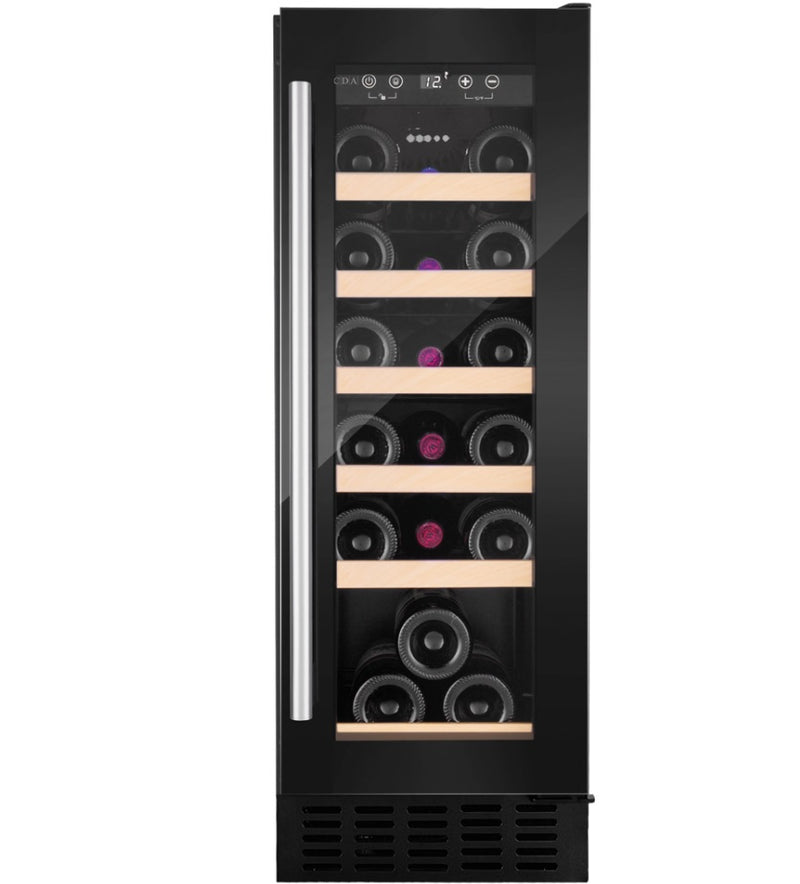 CDA CFWC304BL - Black 19 Bottle Capacity Wine Cooler - G energy