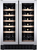 CDA CFWC624SS - Black Wine Coolers - 38 Bottle Capacity - G Energy Rating