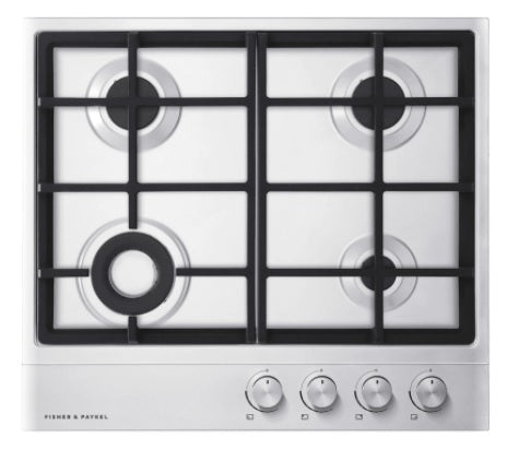 FisherPaykel CG604DLPX1 - Stainless steel 4 Zone Gas Hob