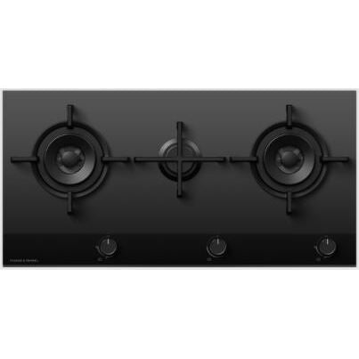 FisherPaykel CG903DLPGB4 - Black 3 Zone Gas Hob