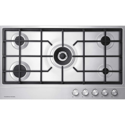 FisherPaykel CG905DNGX1 - Stainless steel 5 Zone Gas Hob