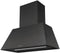 Faber CHLOE-EV8P-DGM-A70 - Dark Grey Matt 70cm Chimney Hood - A Rated
