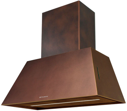 Faber CHLOE-EV8P-OC-A70 - Old Copper 70cm Chimney Hood - A Rated