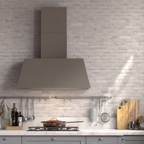 Faber CHLOE-XL-MG - Grey 110cm Chimney Hood - 600m³/h - C Rated