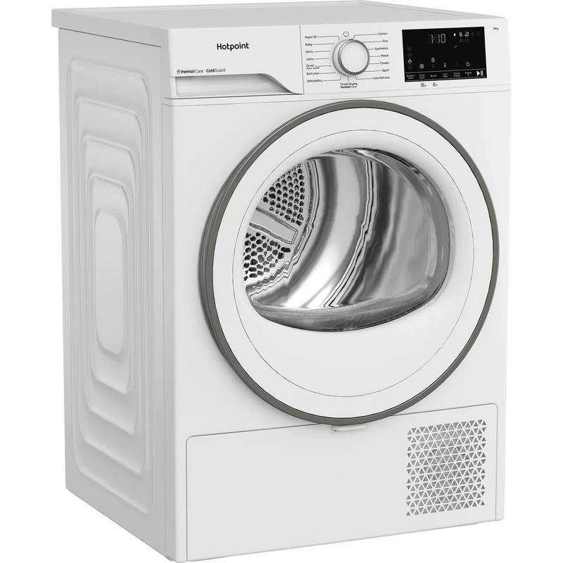 Hotpoint C HSD 84M WW UK - White 8KG Tumble Dryer - Heat Pump - A++ energy