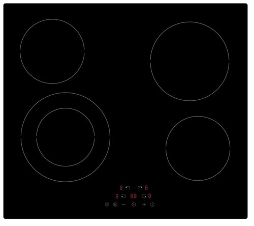 Statesman CHZ460T - Black 4 Zone Ceramic Hob