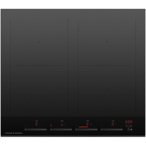 FisherPaykel CI604DTB4 - Black 4 Zone Electric Hob