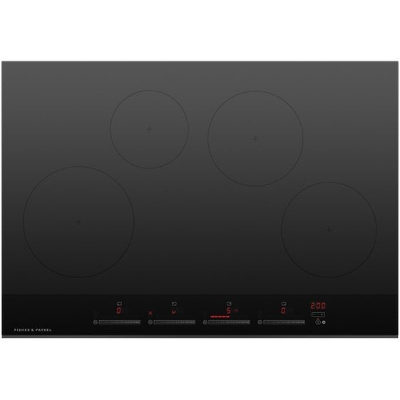 FisherPaykel CI764DTB4 - Black 4 Zone Electric Hob