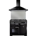 Rangemaster RCLAHDC100BL/C - Black 100cm Chimney Extractor - B Energy Rating