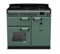 Rangemaster Classic Deluxe - Mineral Green 100cm Dual Fuel Range Cooker - A Energy Rating