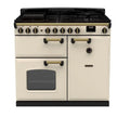 Rangemaster CLDL100DFPPCR/AB1 - Pale Cream Range Cooker - 100cm Dual Fuel - A Energy Rating