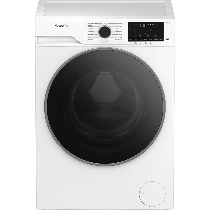 Hotpoint HBD 1781 ANTI STAIN UK - White 10KG/7KG Washer Dryer - 1800 RPM - A-10% | D Energy