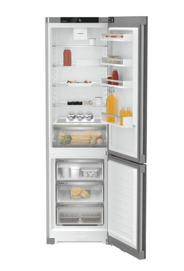 Liebherr CNSFD5703 - Silver Freestanding Frost Free Fridge Freezer - D energy