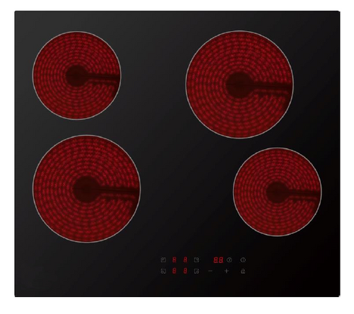 Cookology CCH600T2 - Black Ceramic Hob - 4 Zones