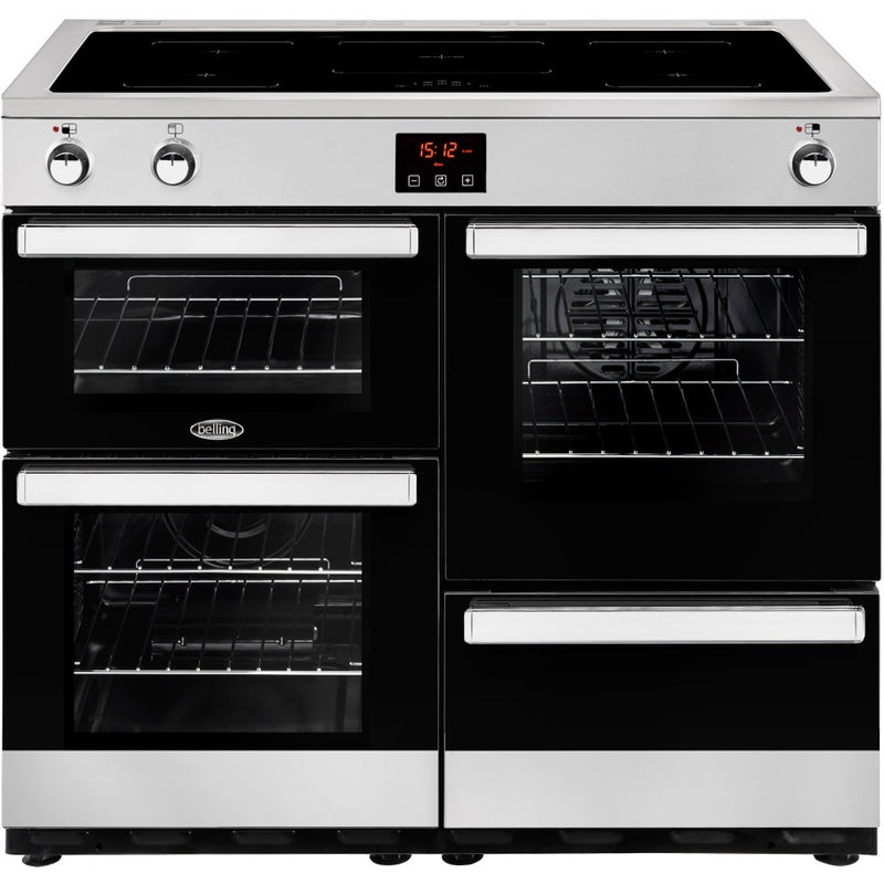 Belling COOKCENTRE 100Ei Sta 4444 - 5 Zone Electric Cooker - A/A energy