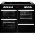 Belling COOKCENTRE 110E Blk 44444 - Black 5 Zone Electric Cooker - A energy