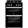 Belling COOKCENTRE 60G BLK - Black 4 Zone Gas Cooker - A+ energy