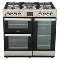 Belling COOKCENTRE 90DFT Sta 4444 - 5 Zone Dual Fuel Cooker - A energy