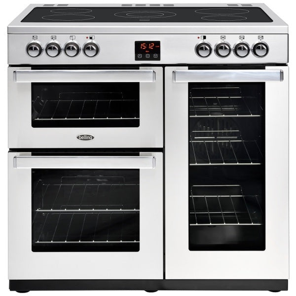 Belling COOKCENTRE 90E PROF Sta 4 - 5 Zone Electric Cooker - A/A energy