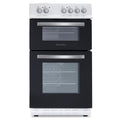 Montpellier MTE50FW - White Electric Cooker - Twin Cavity - 50cm - B Energy Rating