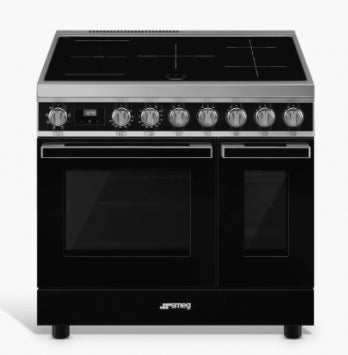 Smeg CPF92IMBL - Black 5 Zone Electric Cooker - A/A energy