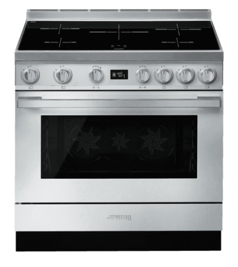 Smeg CPF9IPX - Stainless steel 5 Zone Electric Cooker - A+ energy