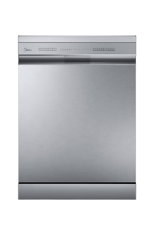 Midea MDWPF1233C(S)-WG-UK - Silver Freestanding Dishwasher - E energy