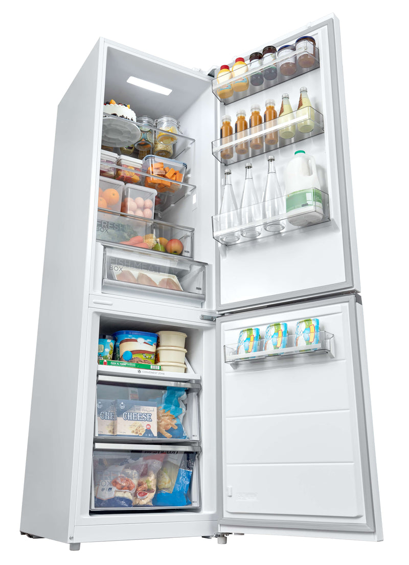Midea MDRB521MIC01 - White Fridge Freezer - 378L - C Energy