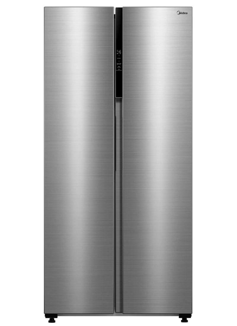 Midea MDRS619FIE46 - Inox American Fridge Freezer - 460L - E Energy Rating