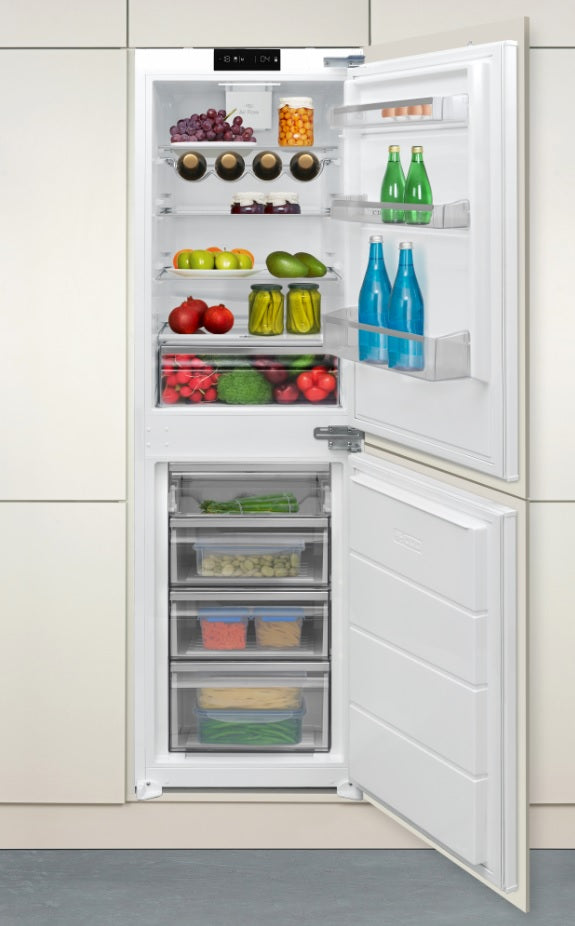 CDA CRI851 - White Integrated 50/50 Frost Free Fridge Freezer - F energy