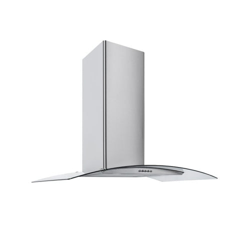 Culina CG90SSPF - Stainless Steel 90cm Chimney Hood - Curved Glass - C Energy