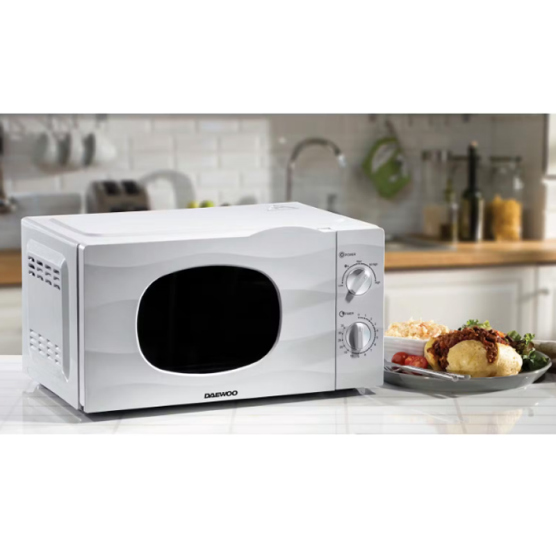 Daewoo SDA2095GE - White Freestanding Electric Microwave