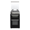 Hostess DOG50L - Silver 4 Zone Gas Double Oven - A+ energy