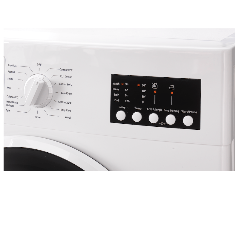 White Knight DAWM148 - White 8KG Washing Machine - 1400 RPM - D energy