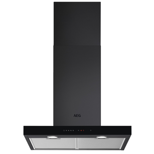 AEG DBE5681HR - Black Chimney Extractor Hood - A energy