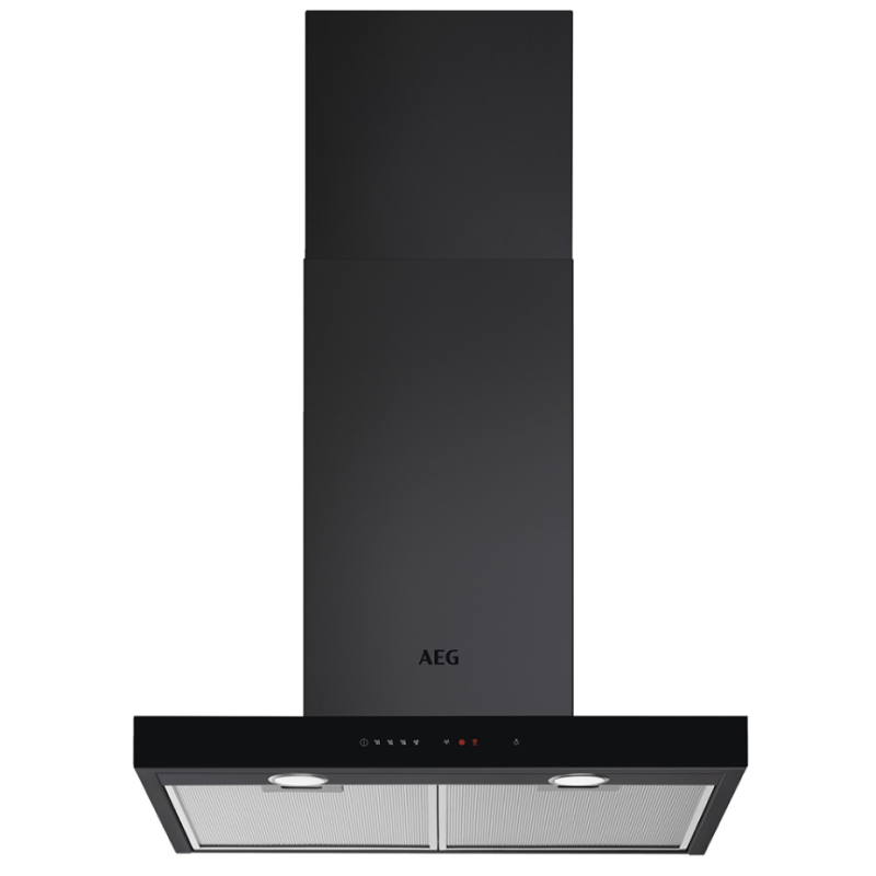 AEG DBE5681HR - Black Chimney Extractor Hood - A energy