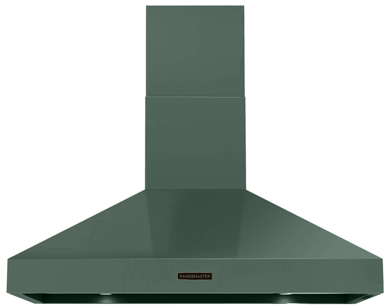 Rangemaster RDLXHD110PMGR/AB1 110 Deluxe Hood - Mineral Green / Antique Brass