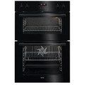 AEG DCE531160B - Black Built in Electric Double Oven - A energy