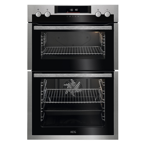 AEG DCS531160M - Stainless steel Built in Electric Double Oven - A energy